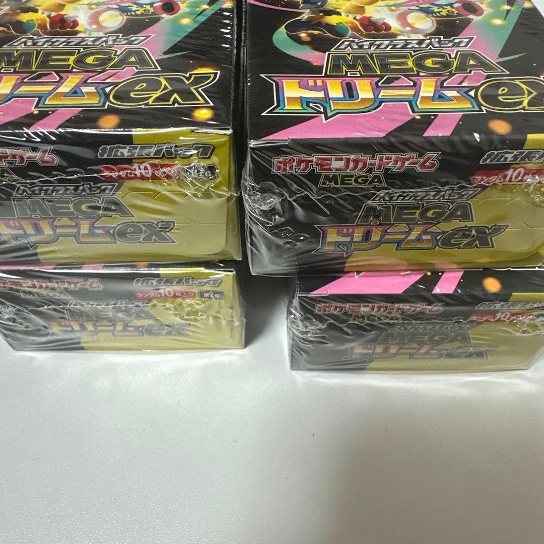 ポケモンカードゲーム メガドリームEX 4BOX シュリンク付き