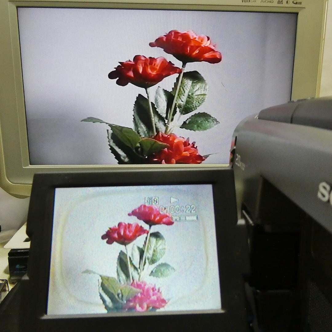 動作良好 Hi8ソニー CCD-TRV90 8ミリビデオカメラ DVD化に最適