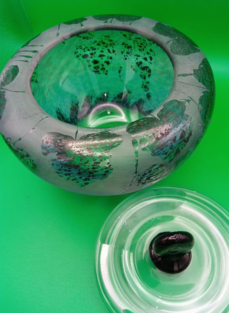 ガラス器 蓋もの