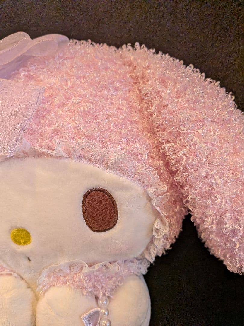 希少☆　マイメロディ KDDI 電報 ぬいぐるみ　レースずきん　非売品