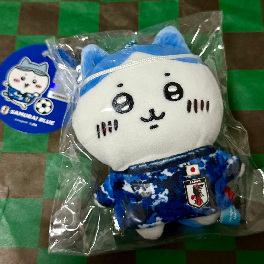 ちいかわ　ぷちミニマスコット　ハチワレ　サッカー　日本代表　ver.