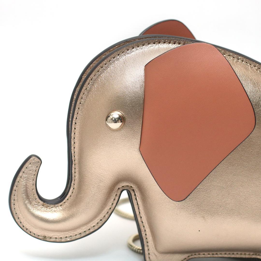 美品 ケイトスペードニューヨーク 象 エレファント ショルダーバッグ