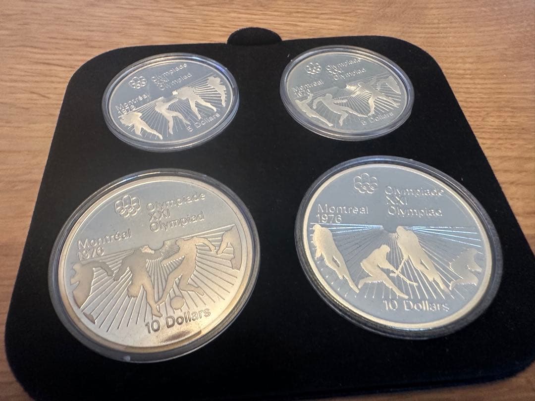モントリオールオリンピック1976年銀製セット