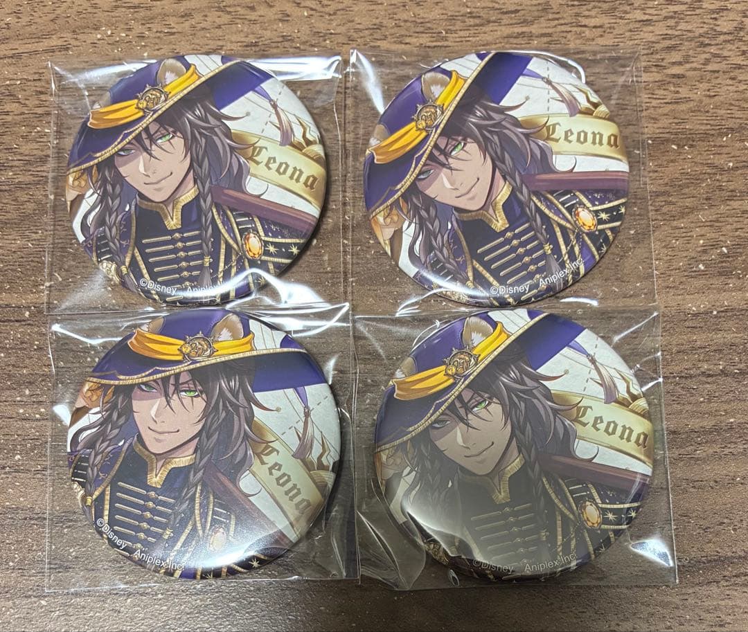 ツイステ　バースデー　缶バッジ　ブルーム　レオナ