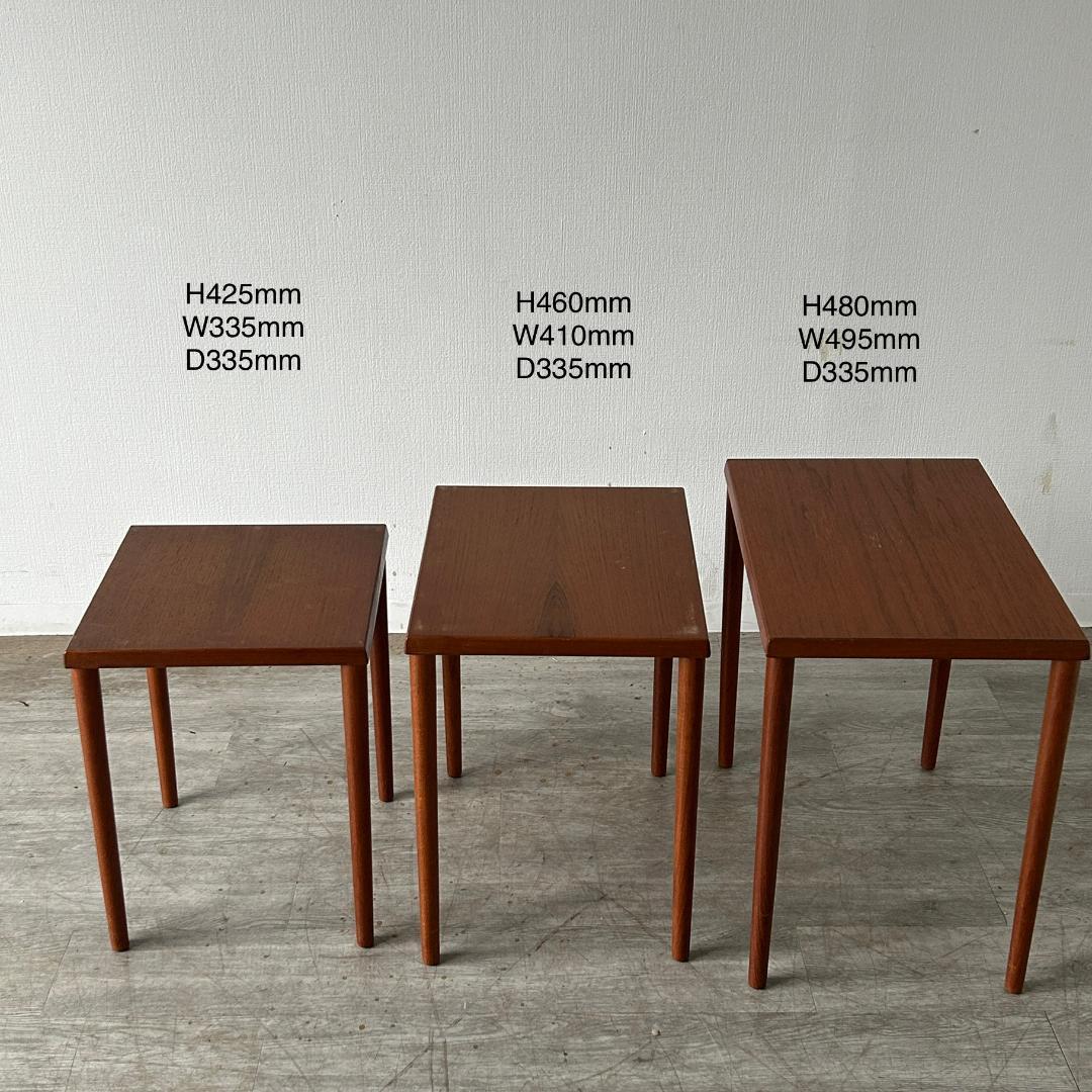 イギリス アンティーク家具 ネストテーブル 北欧 844A