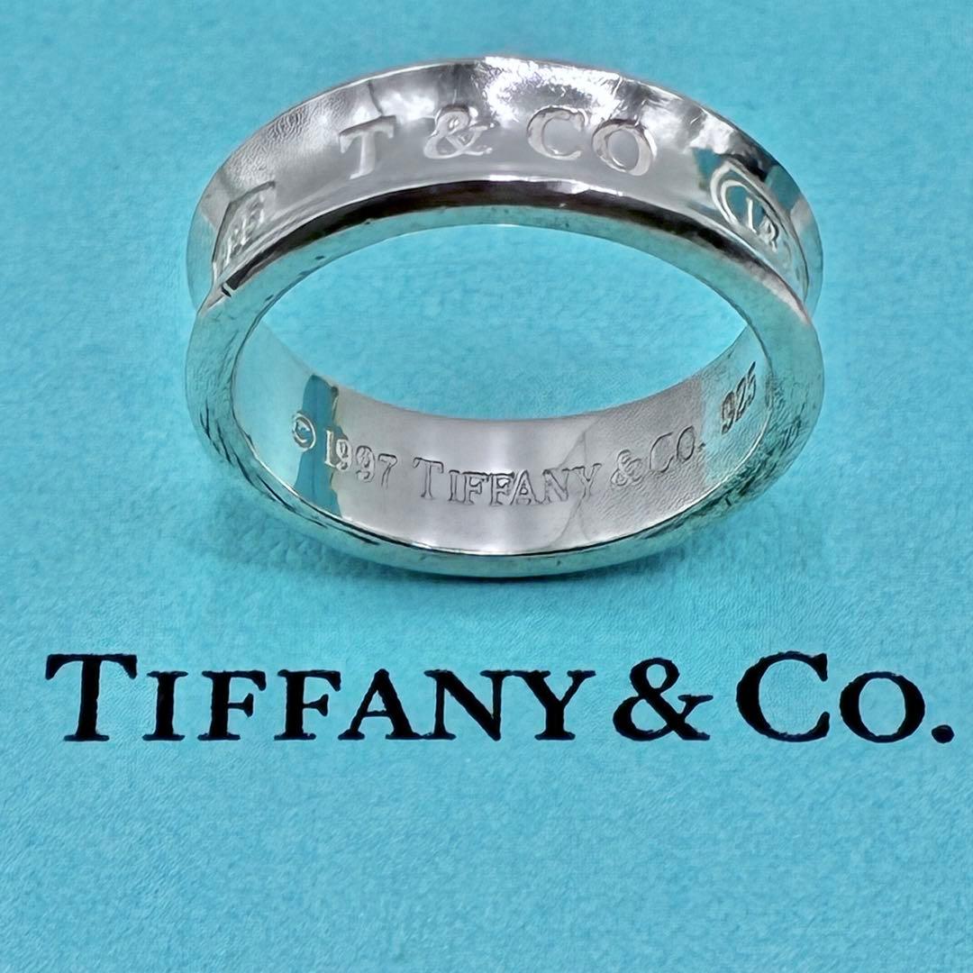 【希少サイズ】ティファニー 19.5号 ナローリング シルバー 大きめ 指輪