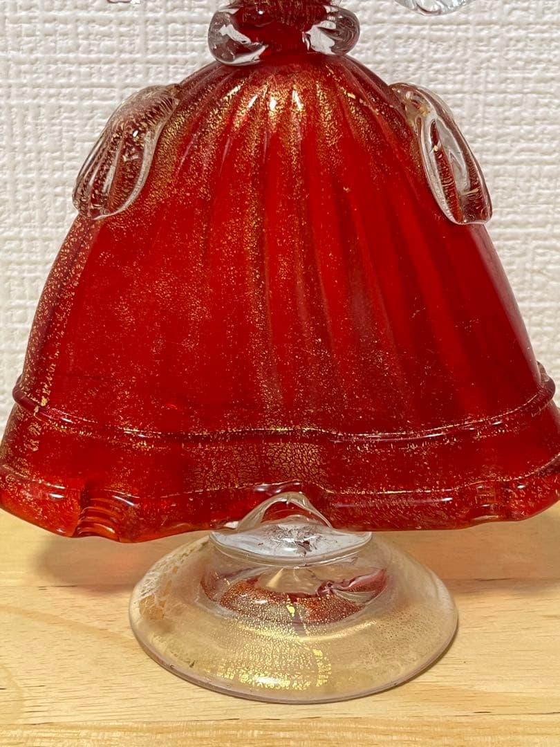 【希少・美品】ベネチアンガラス フィギュリン 人形 ヴェネチアン アンティーク