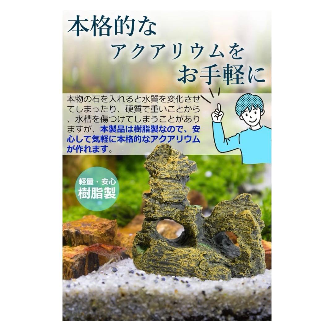 アクアローチ アクアリウム オブジェインテリア岩山