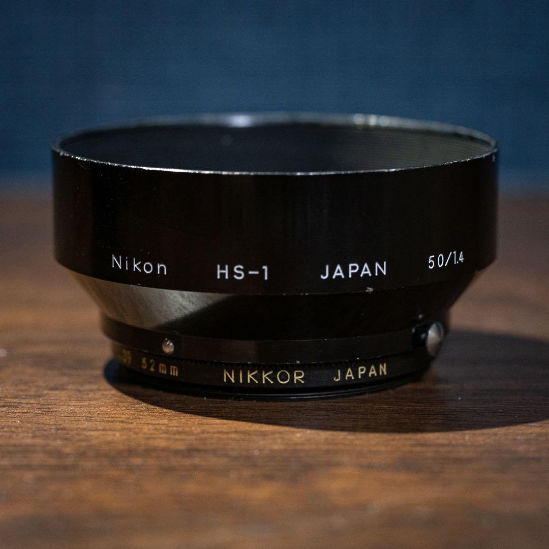 【HS-1フード付】Nikkor-S Auto 50mm F1.4 単焦点レンズ