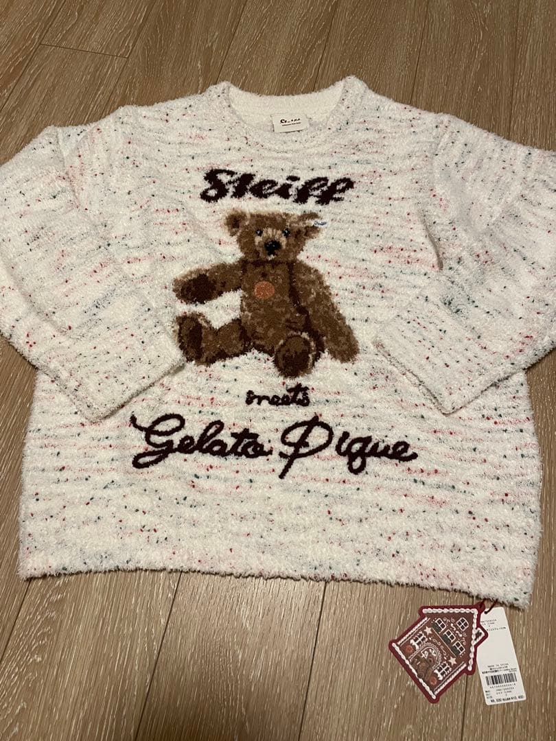 ジェラートピケ Steiffパウダーネップジャガードプルオーバー＆ロングパンツ