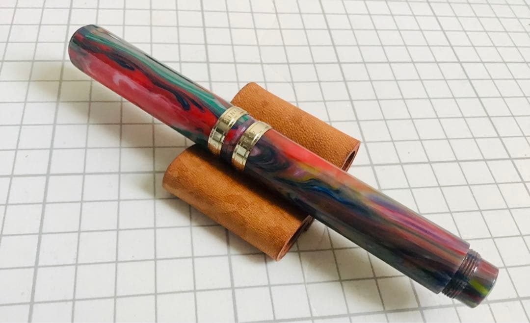 大橋堂万年筆　14k 字幅M？　アクリル樹脂