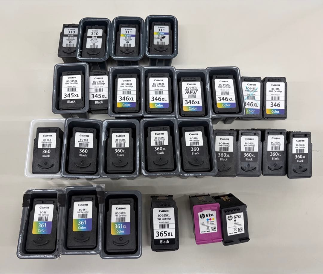 Canon HP インクカートリッジ 使用済み