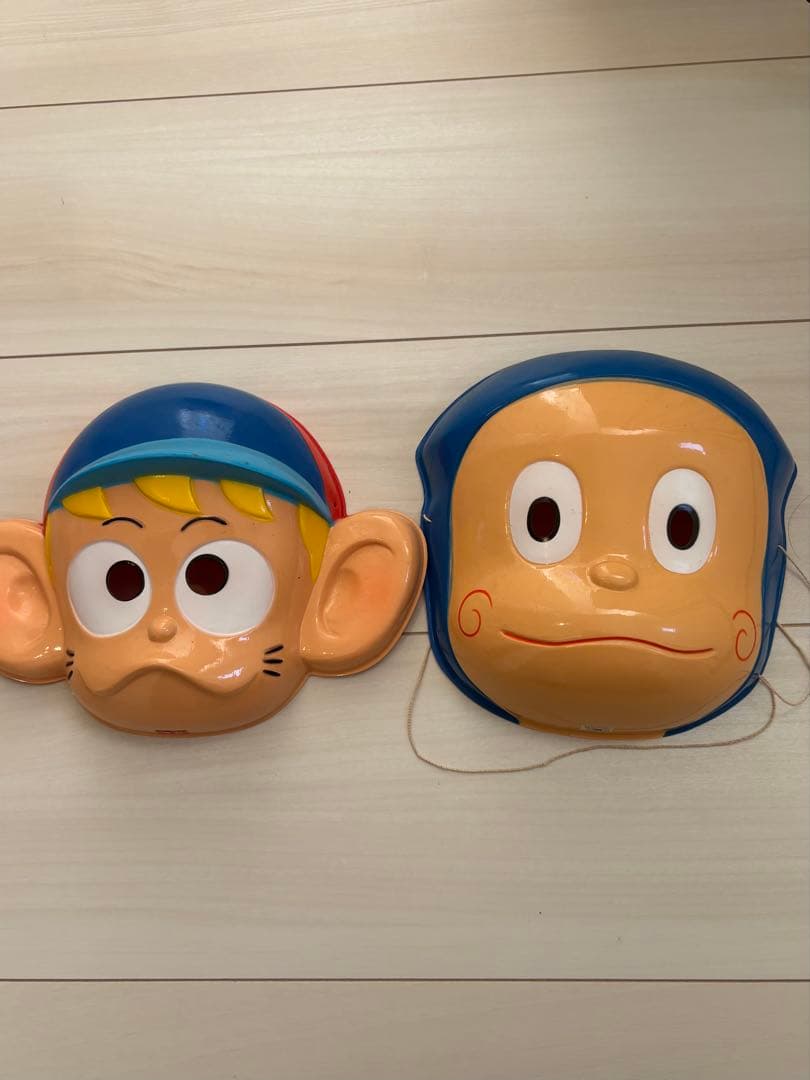 怪物くん　忍者ハットリ君　お面マスク 2点セット