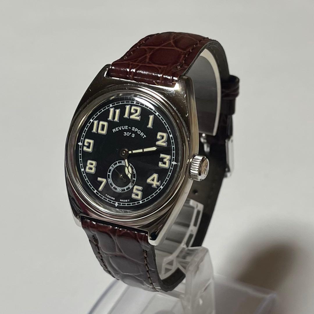 REVUE THOMMEN レビュートーメンレビュー　手巻き　スポーツ30‘S