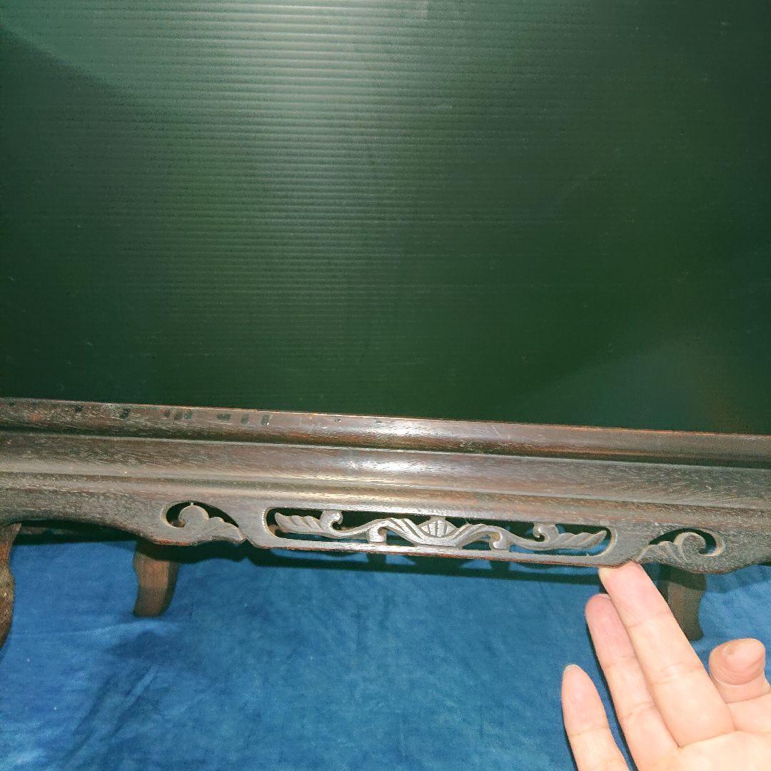 木製、唐木花台