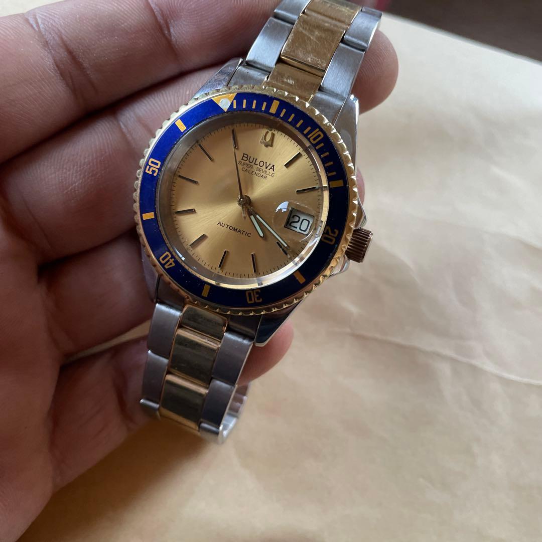 キ*ス様 中古メンズ ブローバ BULOVA ブランド 自動巻き腕時計