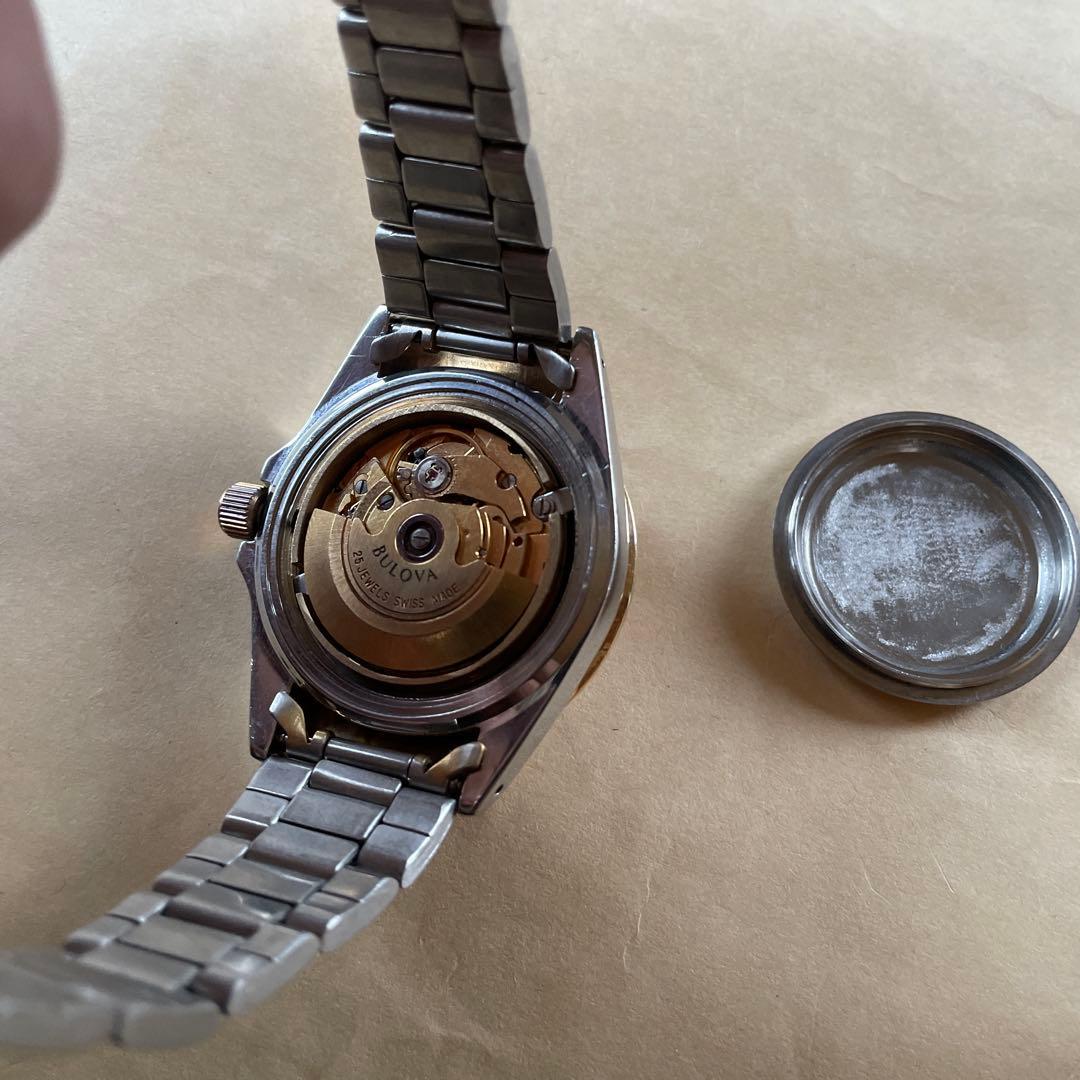 キ*ス様 中古メンズ ブローバ BULOVA ブランド 自動巻き腕時計