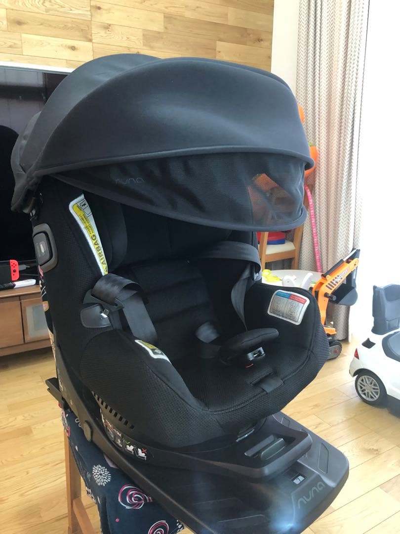 NUNA チャイルドシート プライム　キャノピー付　ISOFIX取付 ブラック
