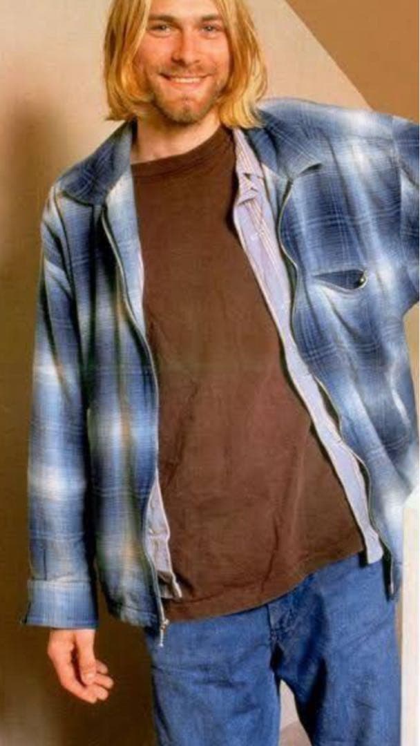 90s オンブレ　カートコバーン着用　ジャケット