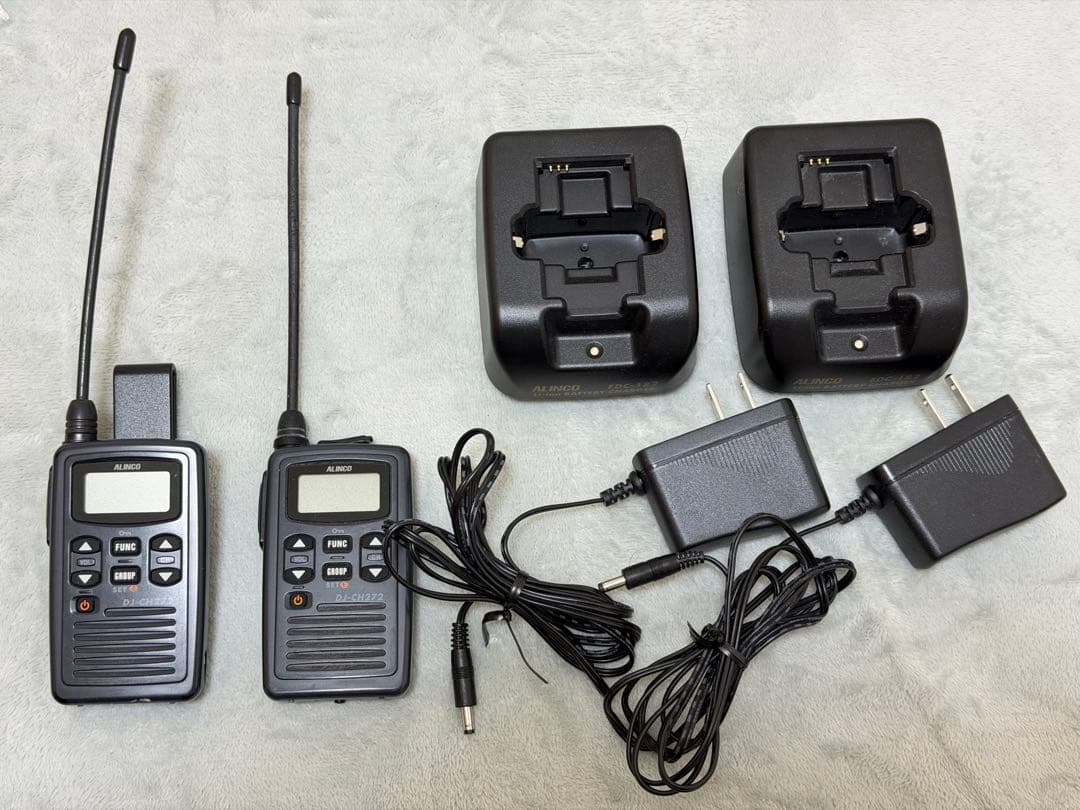 【2台セット】アルインコ特定小電力トランシーバー DJ-CH272