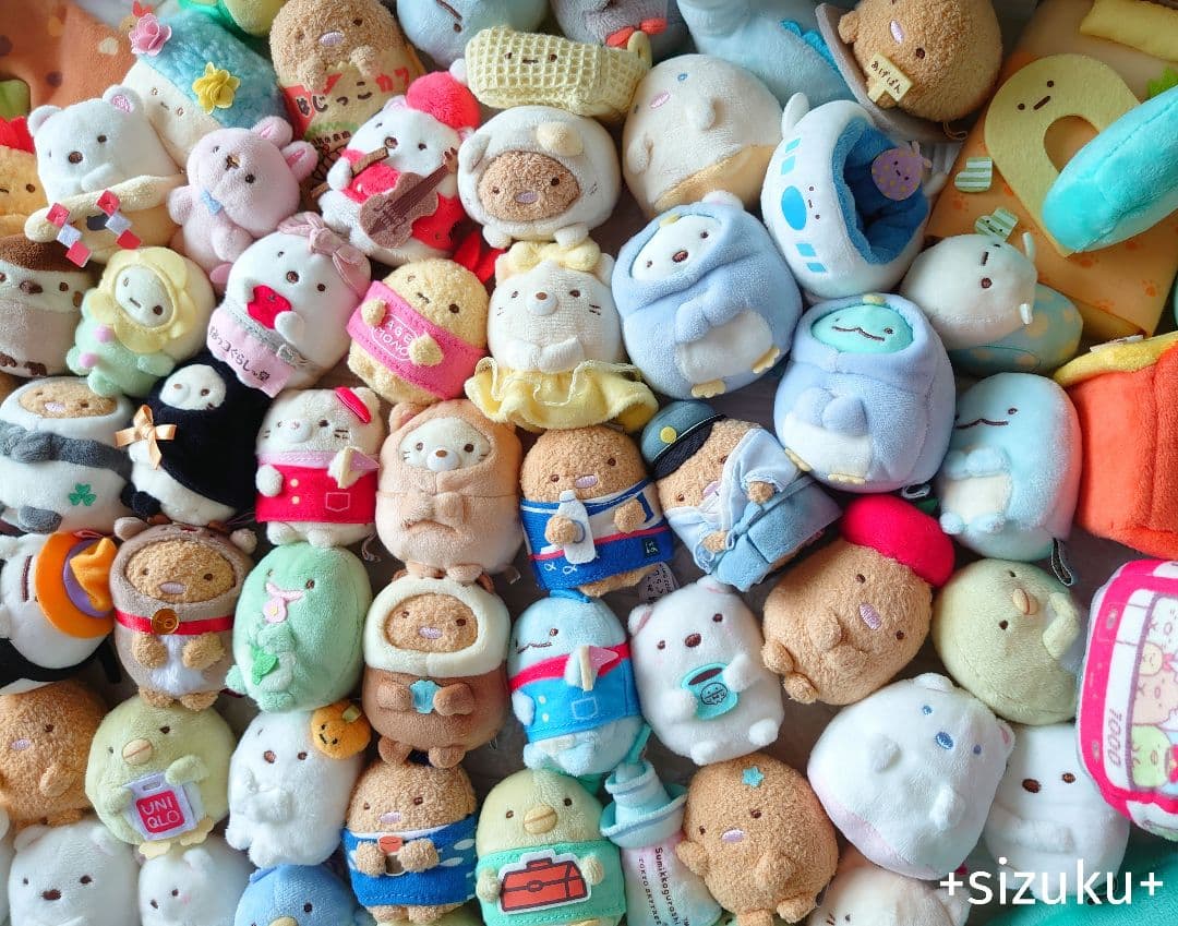 【豪華132点】すみっコぐらし ハウス 家具 てのりぬいぐるみ 色々 まとめ売り