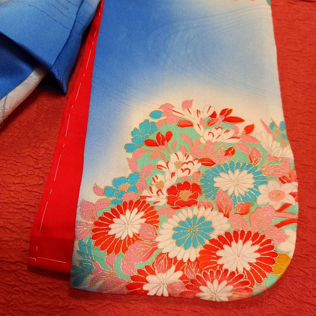 市松人形　ドール　12号　着物　帯　帯締め帯揚げ　正絹　晴れ着