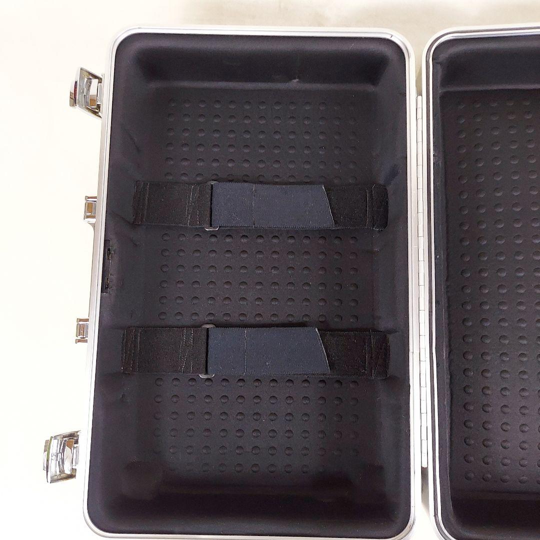 ゼロハリバートン　シルバー　アルミ　スーツケース　キャリーバッグ　2輪