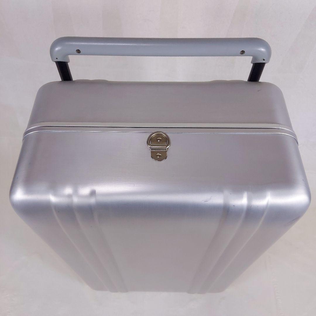 ゼロハリバートン　シルバー　アルミ　スーツケース　キャリーバッグ　2輪