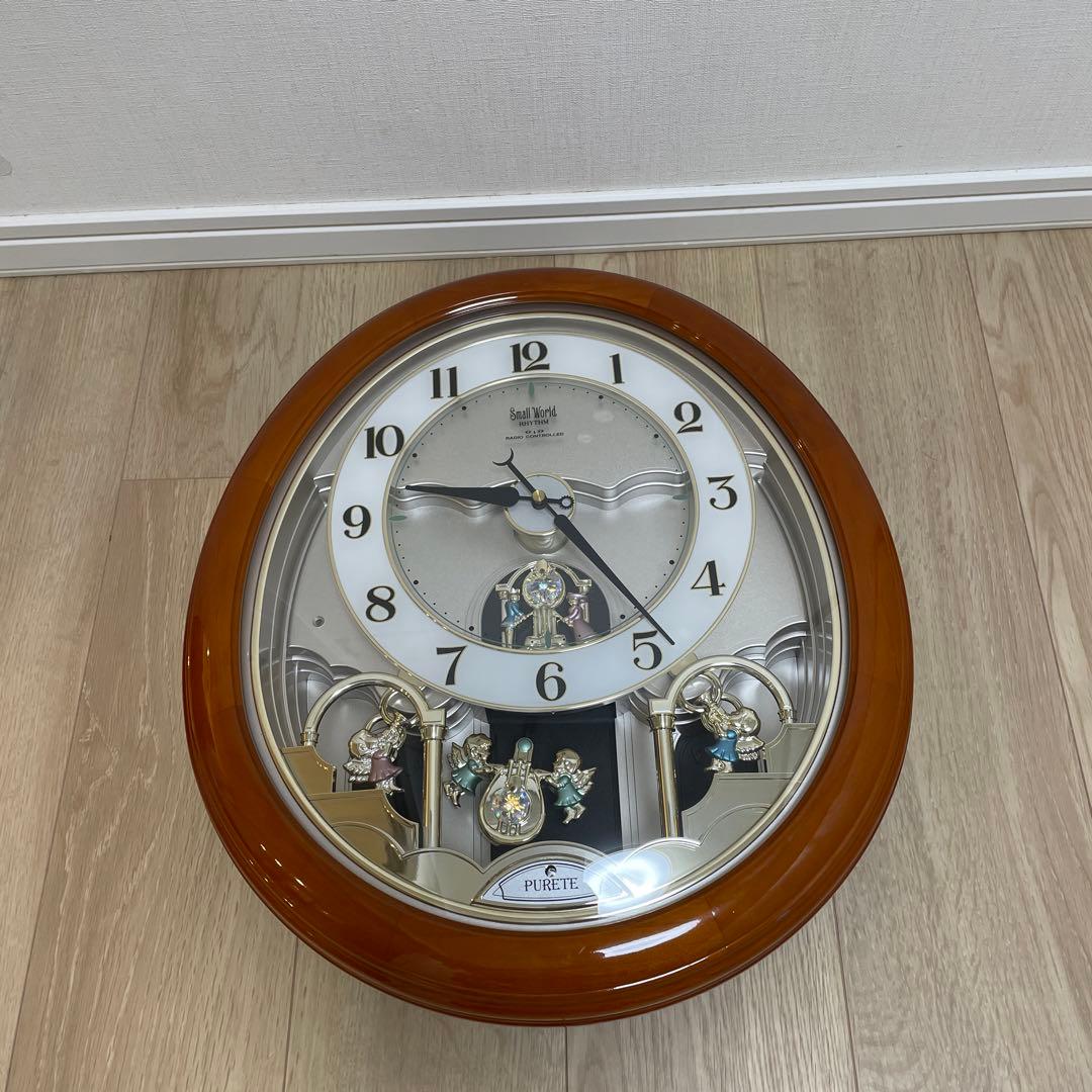 RHYTHMのスモールワールドからくり時計