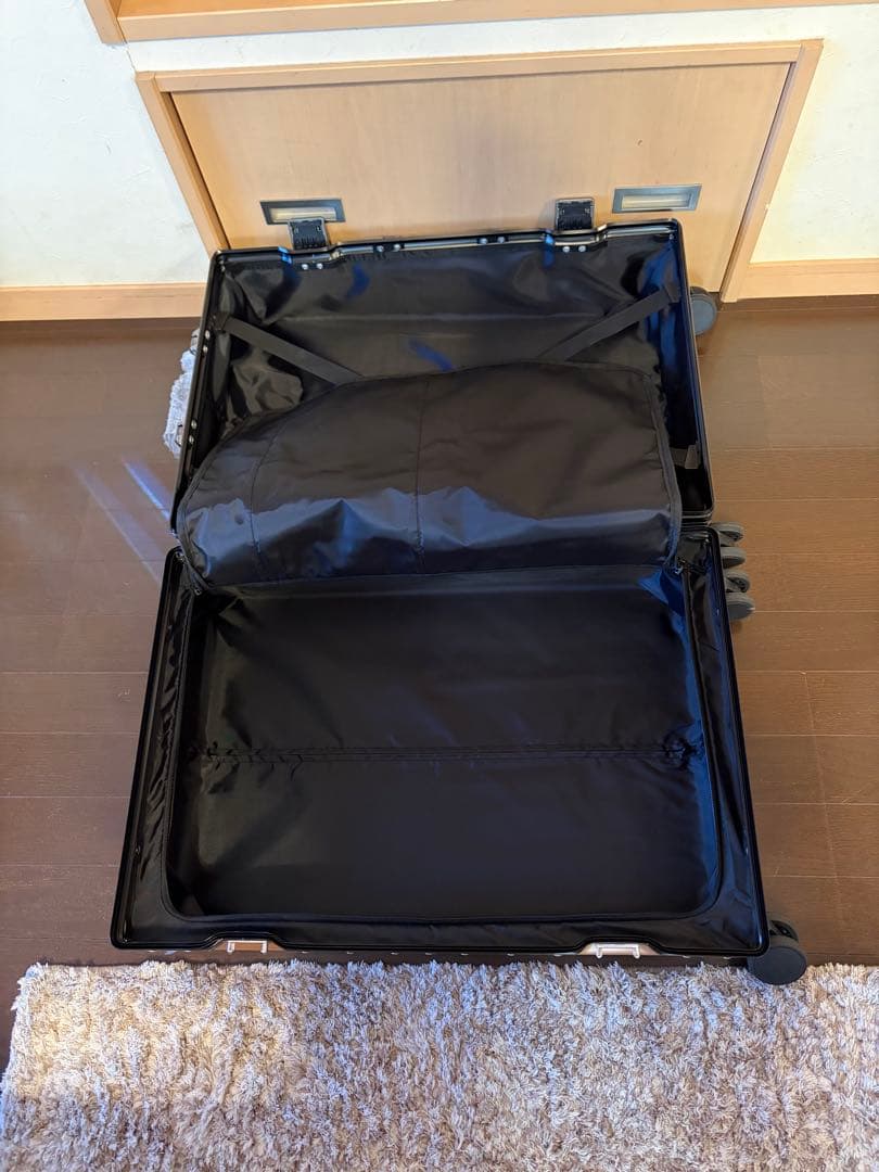 【新品未使用】C.jutro スーツケース フレームタイプ Mサイズ キャメル色