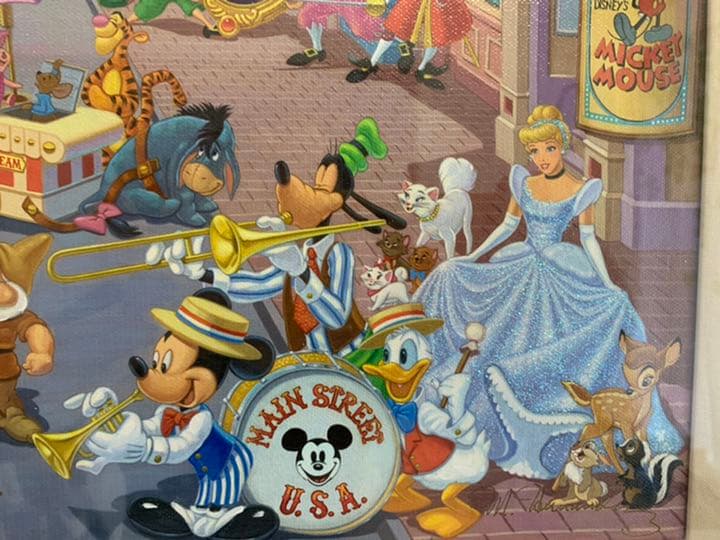 ディズニー　絵画　　プリンセス