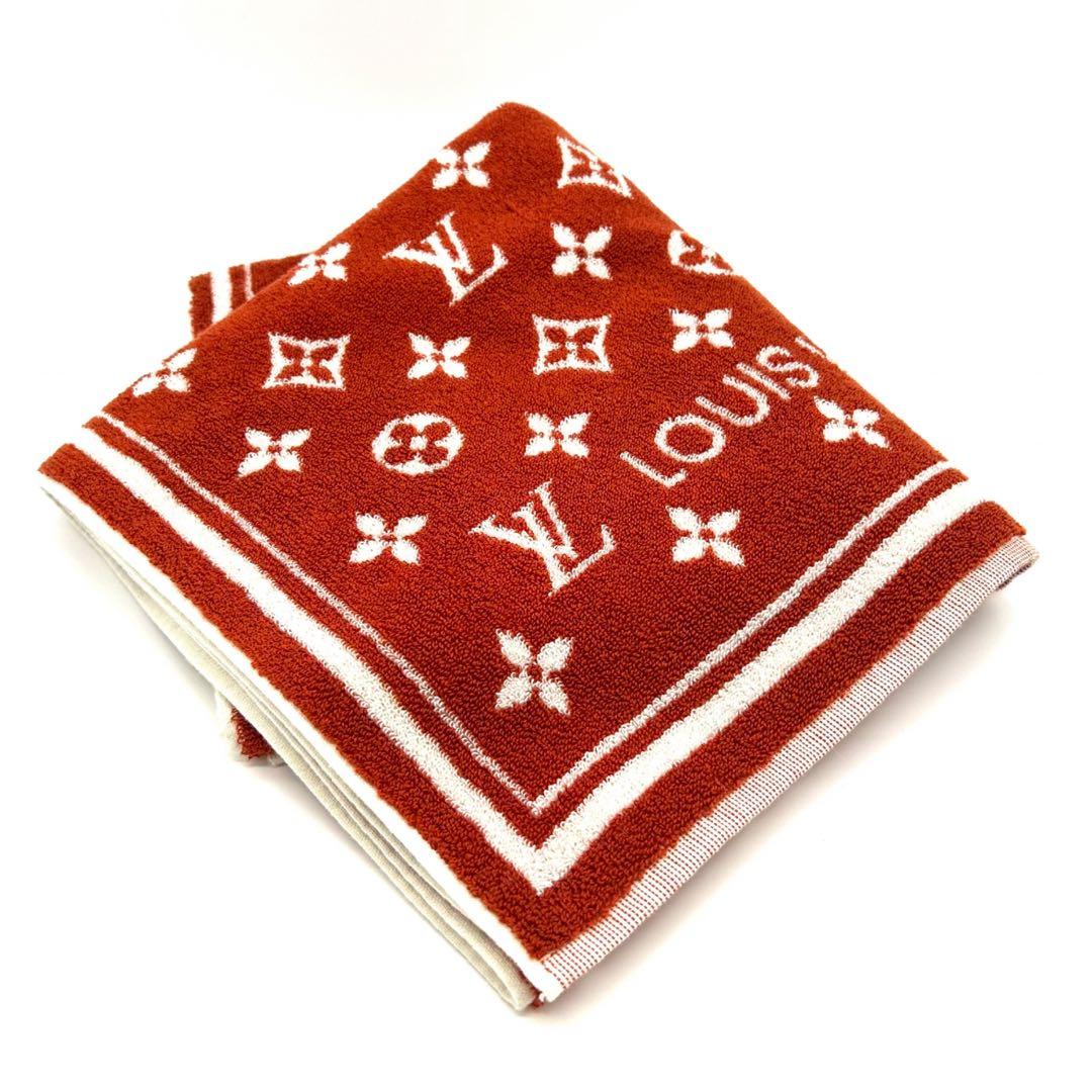 ヴィトン ルイヴィトン LV モノグラム セルヴィエット ビーチタオル