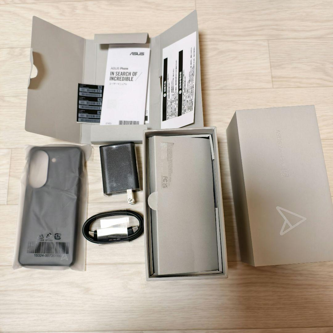 ASUS Zenfone10 SIMフリー 256GB ミッドナイトブラック