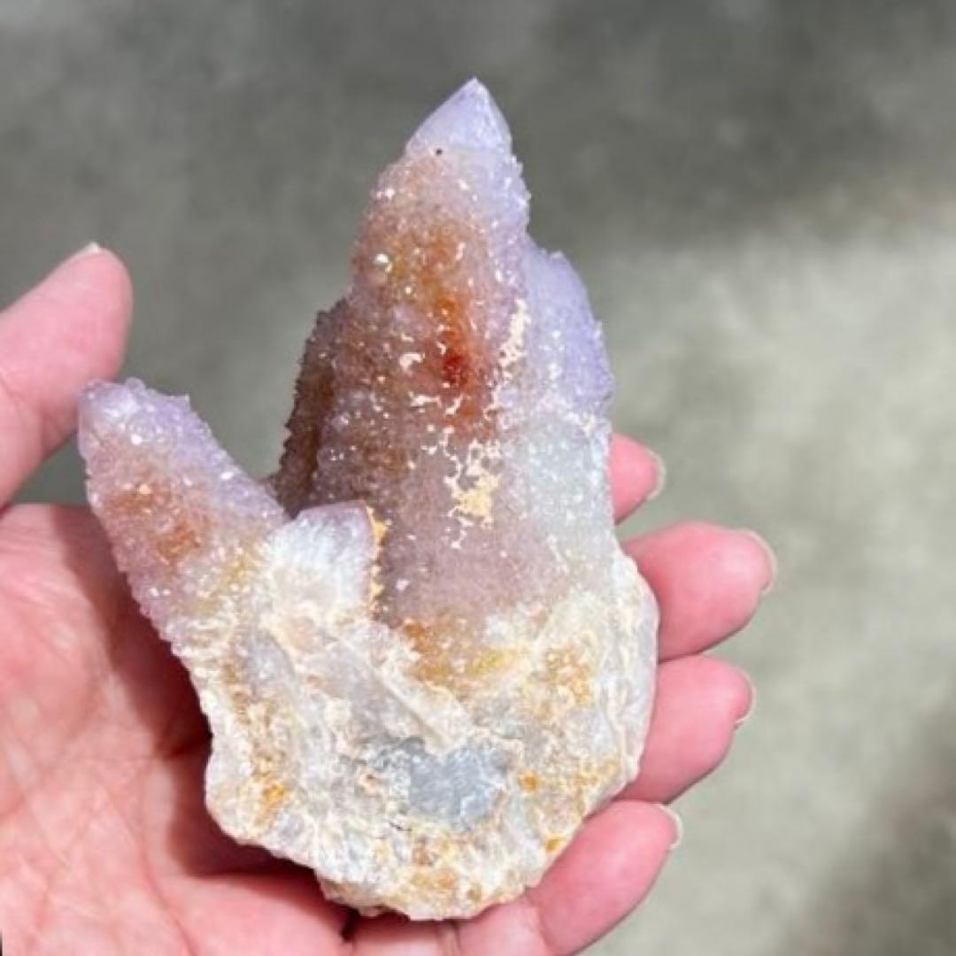 スピリットクォーツ　カクタスクォーツ　サボテン水晶　アメジスト　220g