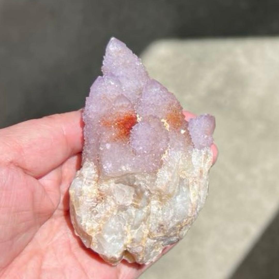 スピリットクォーツ　カクタスクォーツ　サボテン水晶　アメジスト　220g