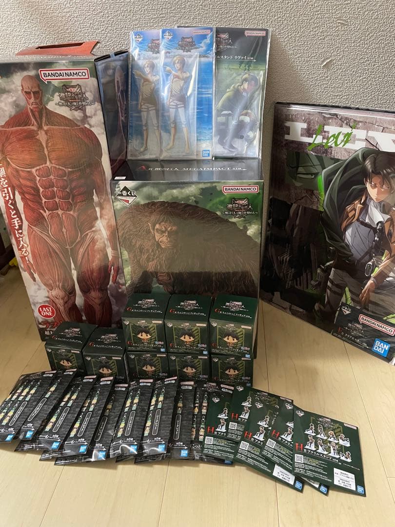 一番くじ　進撃の巨人　A賞　C賞　Ｄ賞　ラストワン賞　おまけたくさん付