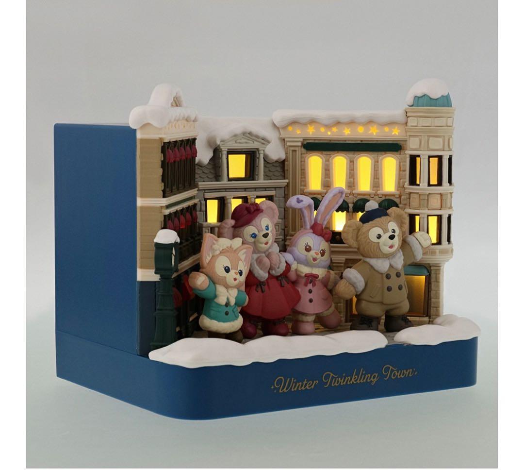 ダッフィーフレンズ　フィギュア　ウィンター　クリスマスライト2022