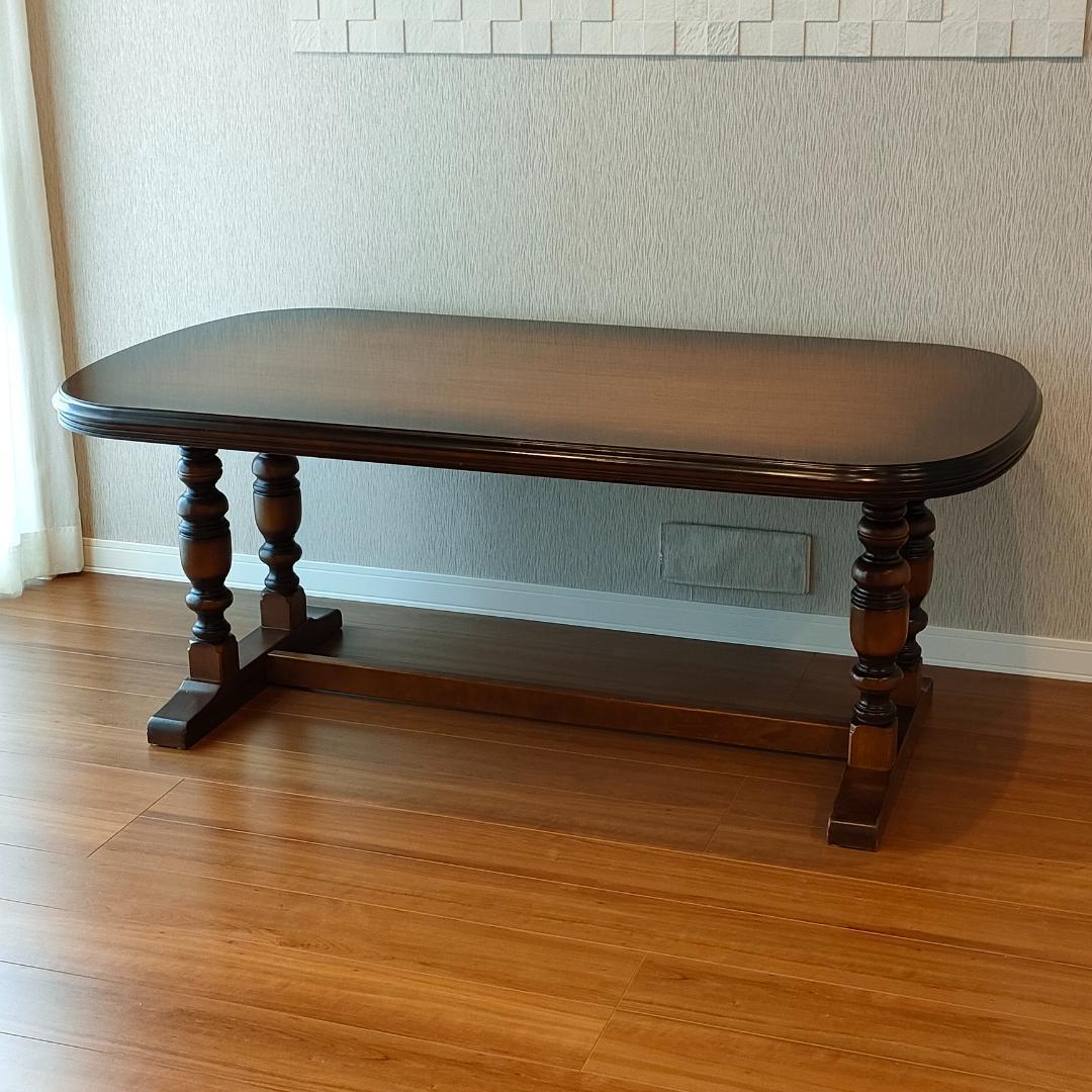 カリモク　コロニアル　ダイニングテーブル　アメリカンカントリー