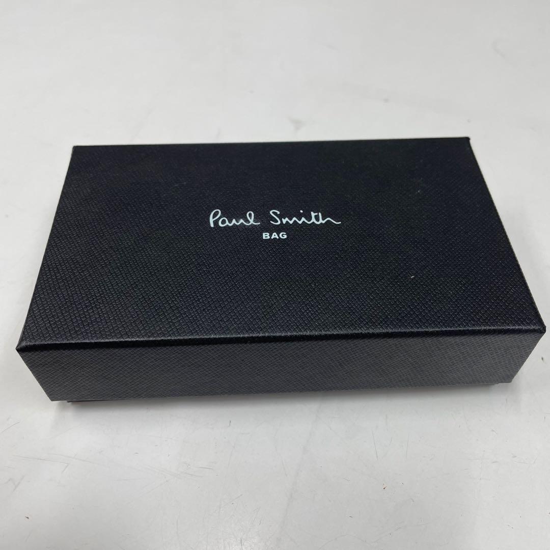 雷216 Paul Smith キーケース マーケトリーストライプラビット