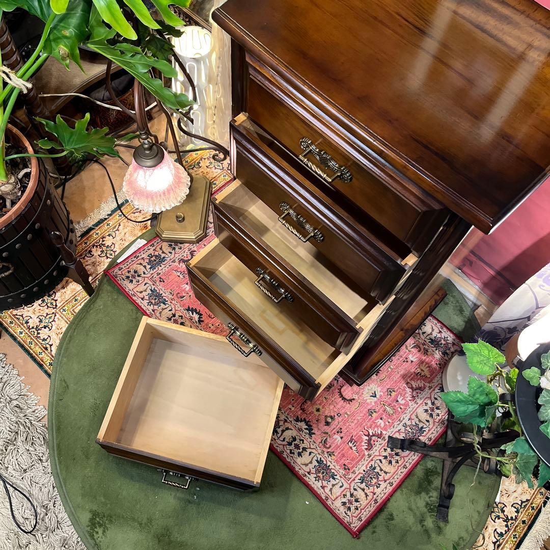 Sale アンティーク　５DR コンパクト　チェスト　キャビネット