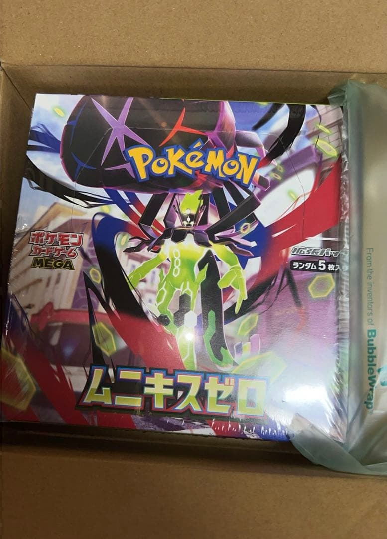 ポケモンカードムニキスゼロシュリンク付きBOX１箱