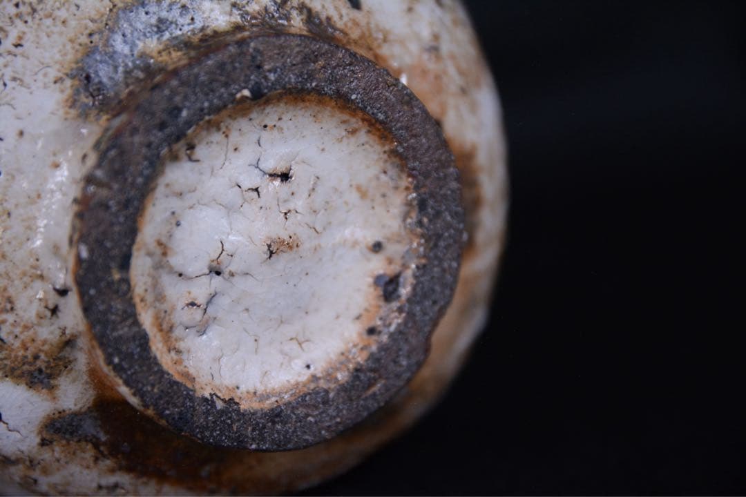 みつるつる様●【丸田宗彦】粉引唐津扁壺徳利