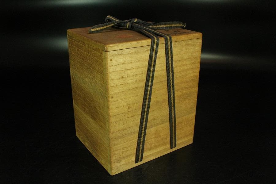 煎茶 桐山造 青花龍紋 水注 瓶 共箱 美品(K-A932)