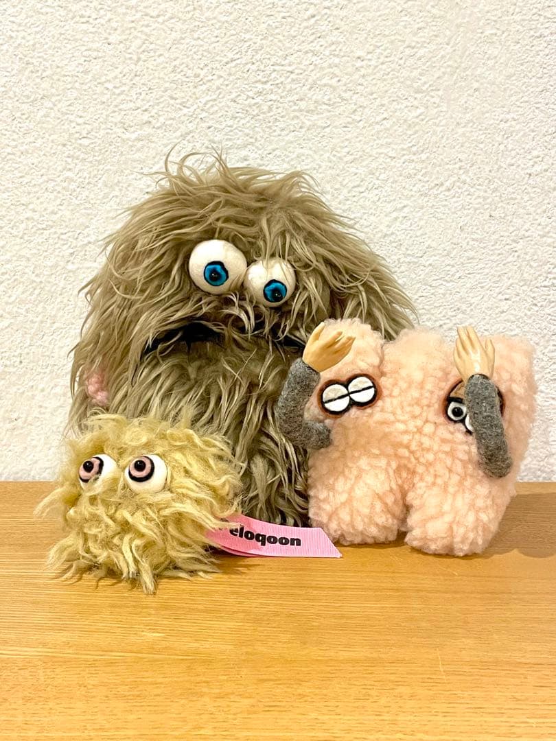 【希少】Peloqoon ペロクーン ぬいぐるみ 3体セット 森川まどか