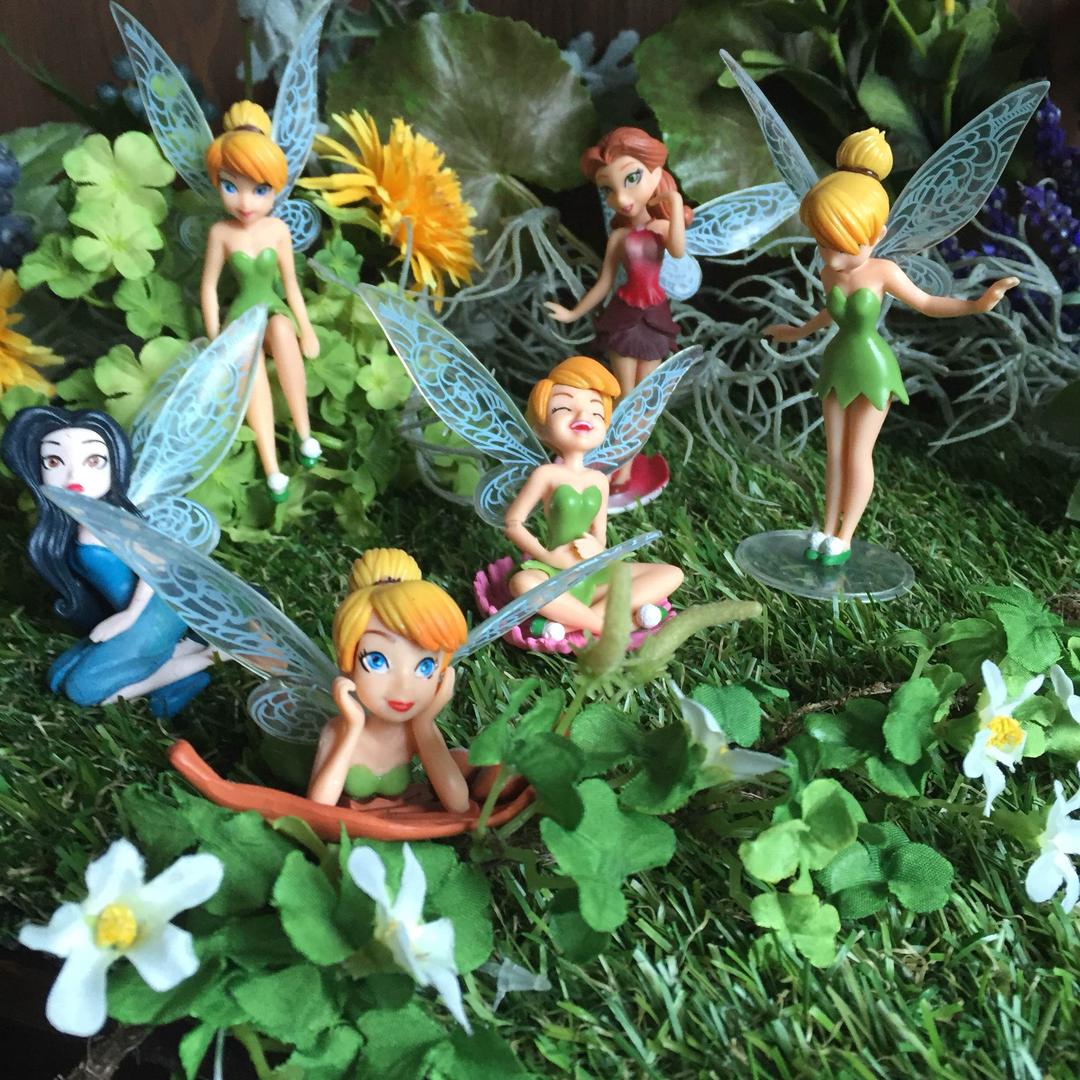 【新品・送料無料】癒されてください❣️ティンカーベル他6体セット
