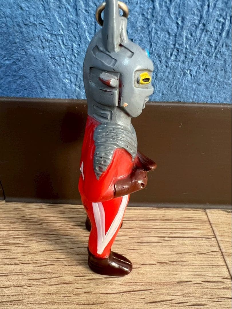 昭和レトロ ウルトラマン ミニソフビ キーホルダー 当時物 フィギュア