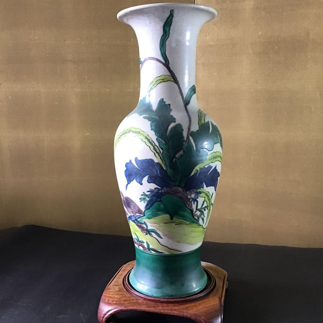 古九谷　粟に鶉