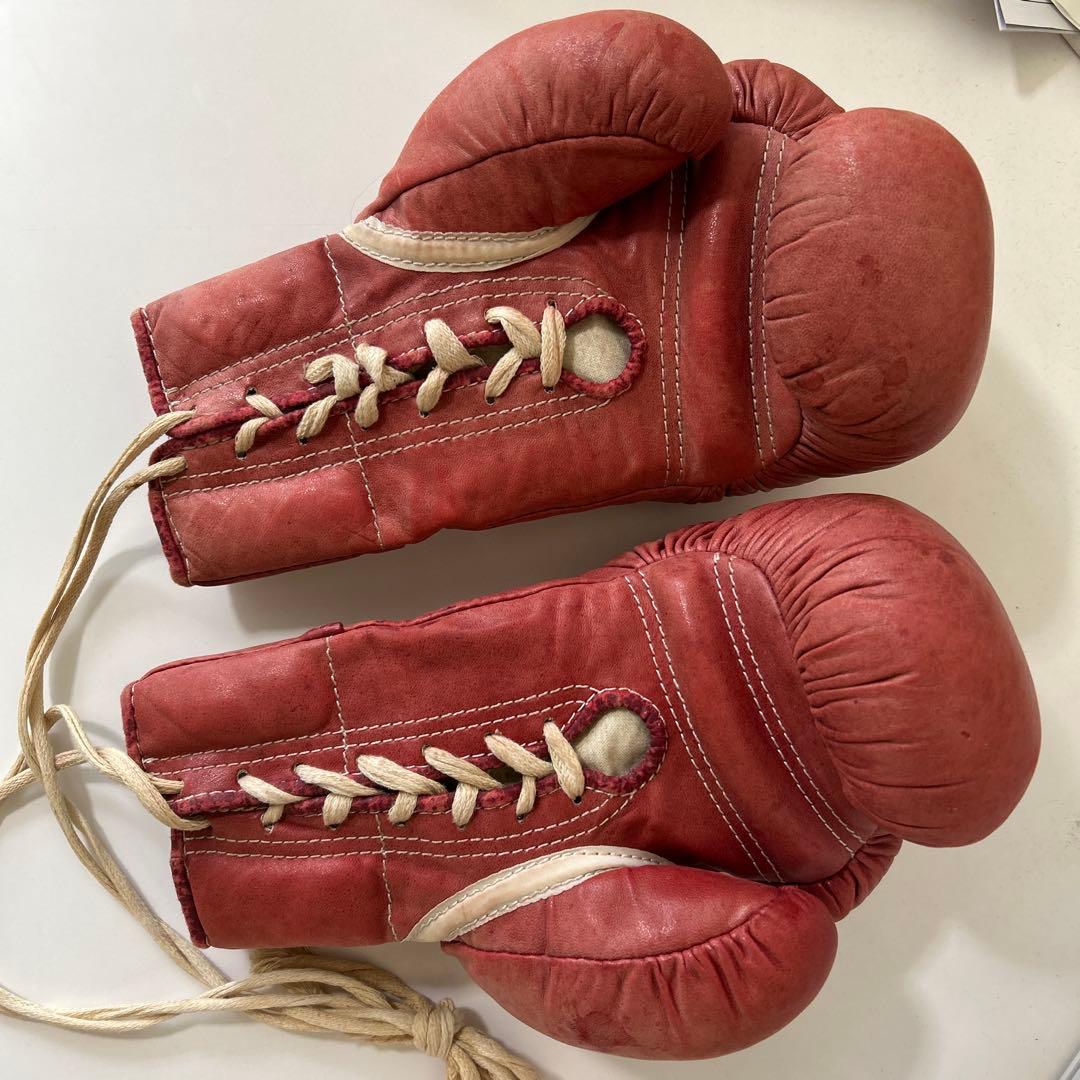 Winning ボクシンググローブ レッド８オンス（未使用、レア）