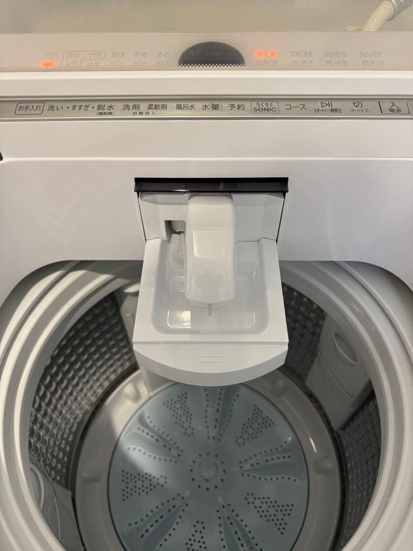 AQUA 洗濯機 AQW-VX8M 8kg 2021年製 洗剤自動投入