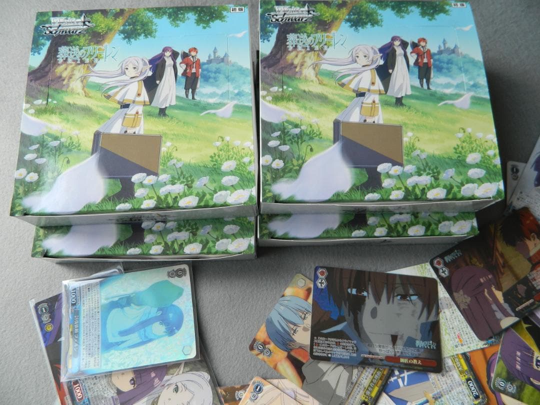 ヴァイスシュバルツ　SP 冬の装い フリーレン サイン入りカードセット